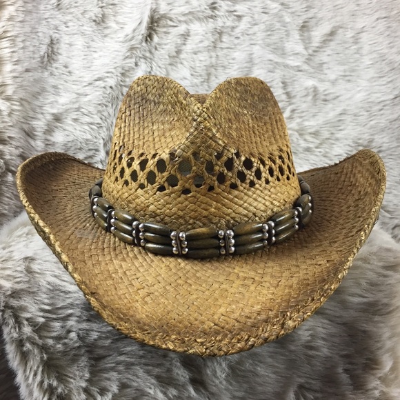 Mentone Beach Other - Final SALE Reduction Vintage Mentone Straw Cowboy